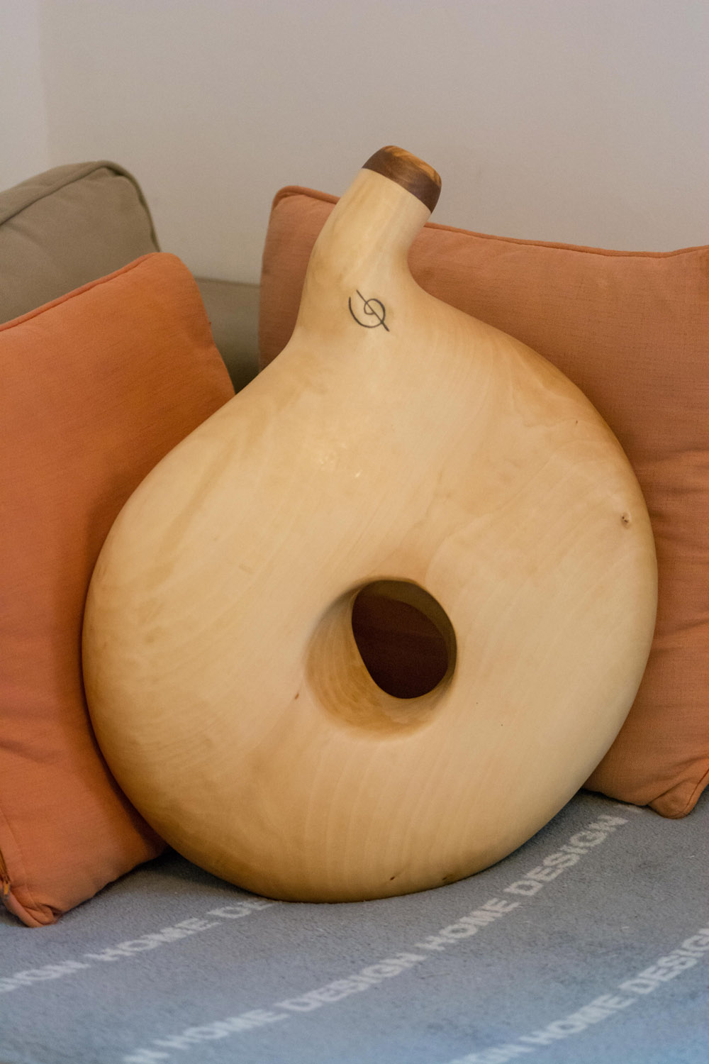 Didgeridoo nommé Tao, en Si, très compact, fabriqué en bois de tilleul